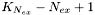 $K_{N_{ex}}-N_{ex}+1$